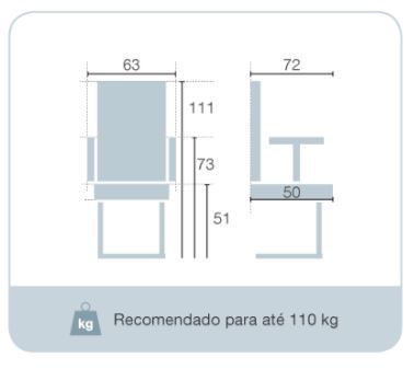 Cadeira Presidente Escritório Blm 616 F - Aproximação