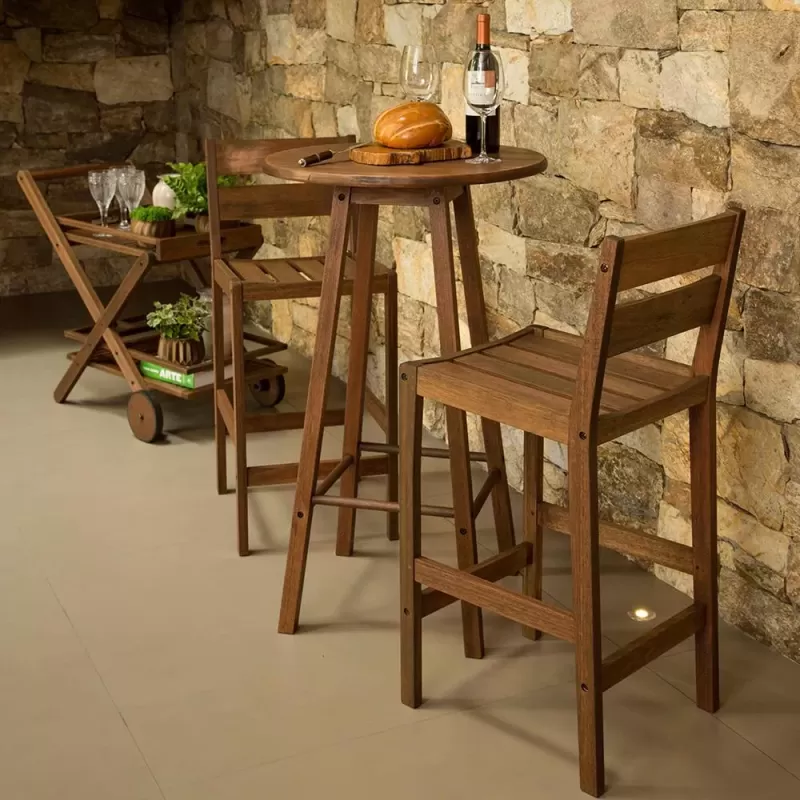 Mesa Bistrô Verona Ø 70 - Linha Mestra Butzke
