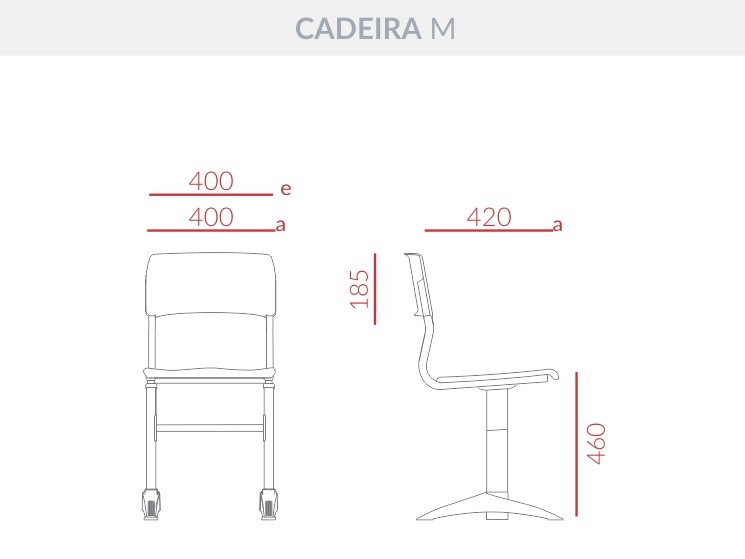 Cadeira Escolar M