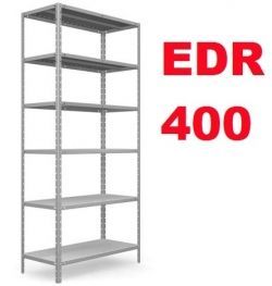 Estante De Aço 6 Prateleiras Edr-400/22 | Chapa 22 - Reforçada 110 Kg/prat.