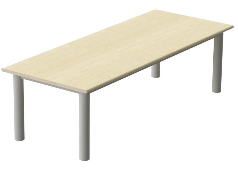 Mesa Refeitório 6 Lugares - Larg. 2,00 M X Prof. 80 Cm X Alt.72 Cm | Tampo Mdp 18mm Melamínico