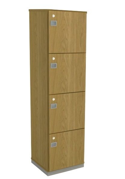 Guarda Volumes Duplo 4 Portas - Com Chave | Corpo Em Madeira - Impéria Premium 25mm