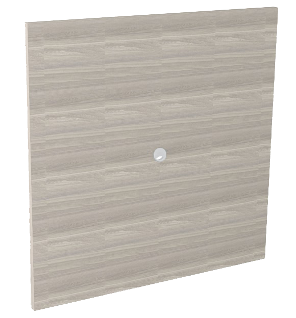Painel De TV Com Passa Fio - Veio Horizontal 140 X 135 | Linha Prima Impact 40mm 