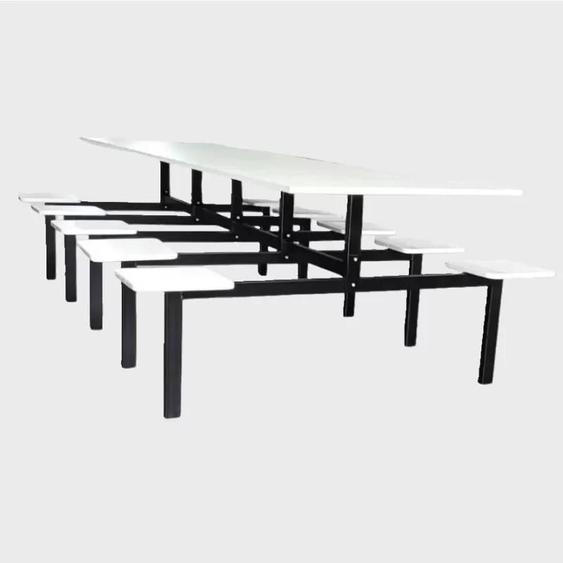 Mesa Para Refeitório Industrial 06 Lugares - TAMPO E BANCOS EM MDF 18MM | Barra W - PROMOÇÃO VIA PIX!!